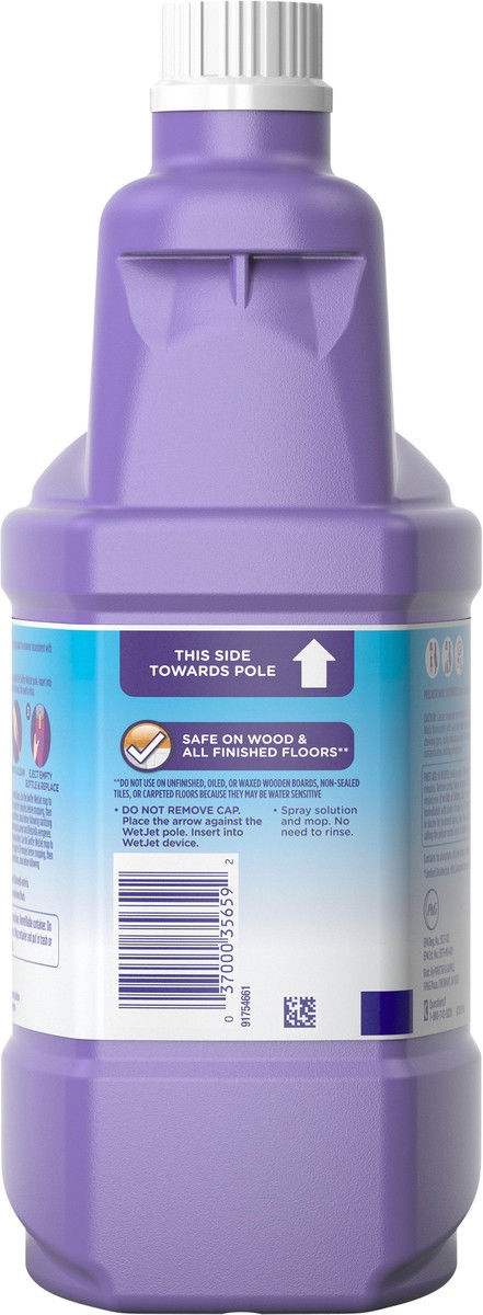 slide 7 of 8, Swiffer Wet Jet Mop Refill Solution, Wood, Laminate, Tile, Floor Cleaner, Antibacterial, 1.25 Liters, 42.2 fl oz