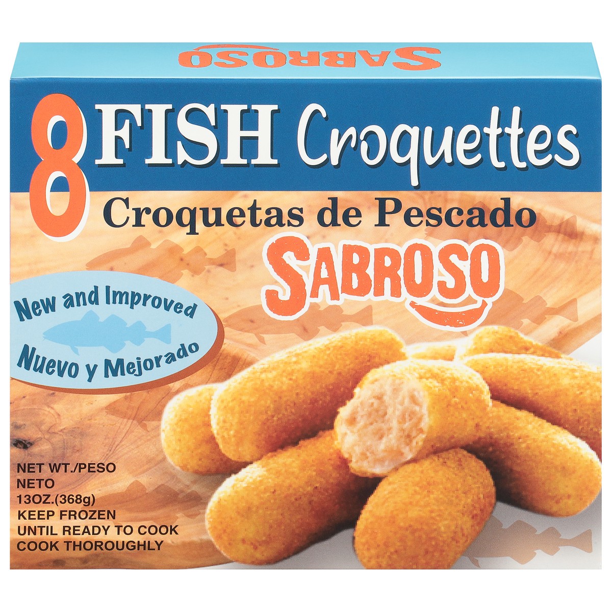 slide 5 of 13, Sabroso Croqueta De Pescado, 9.6 oz