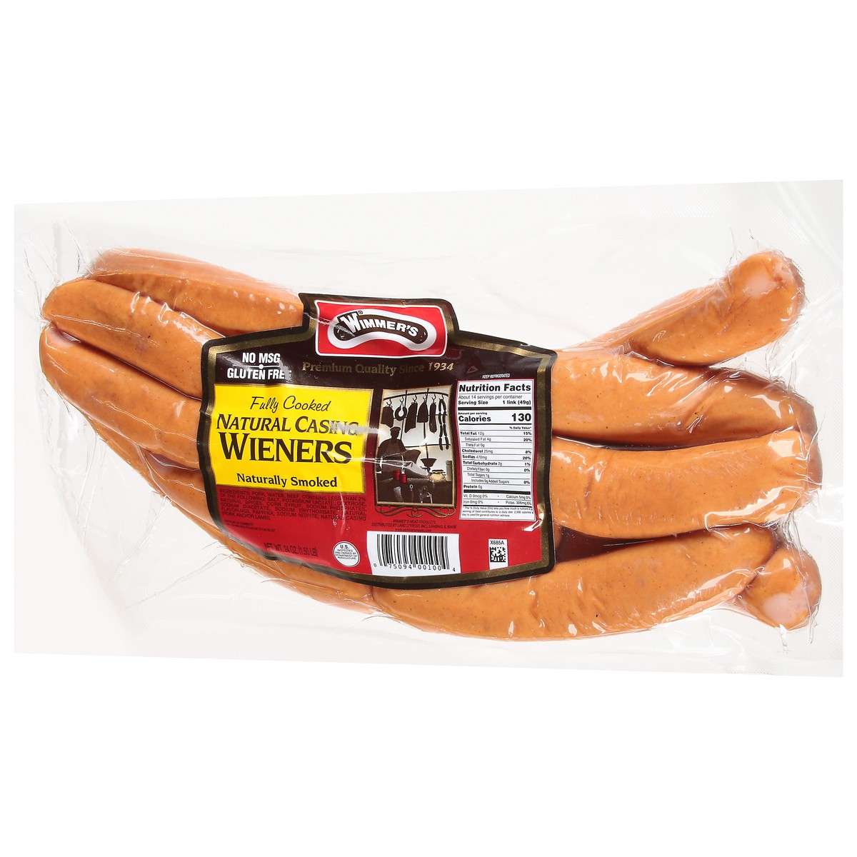 slide 5 of 14, Wimmer's Wieners, 24 oz