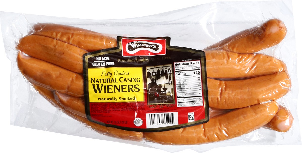 slide 10 of 14, Wimmer's Wieners, 24 oz