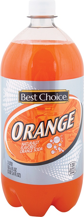 slide 1 of 1, Best Choice Orange Soda - 101.4 oz, 101.4 oz