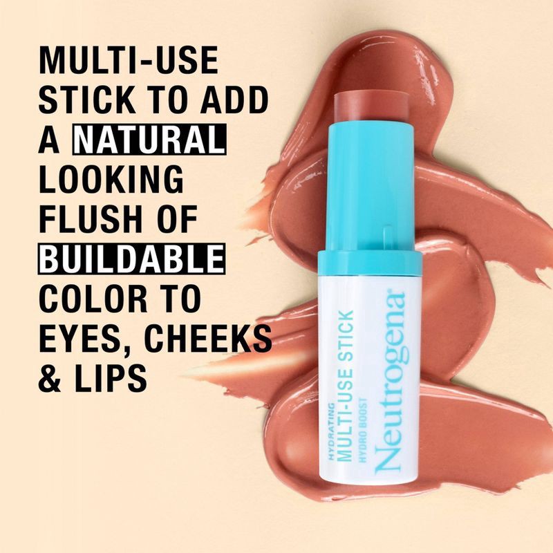 slide 5 of 9, Neutrogena Hydro Boost Hydrating Multi-Use Stick, Soft Pink, 0.26 oz, 0.26 oz