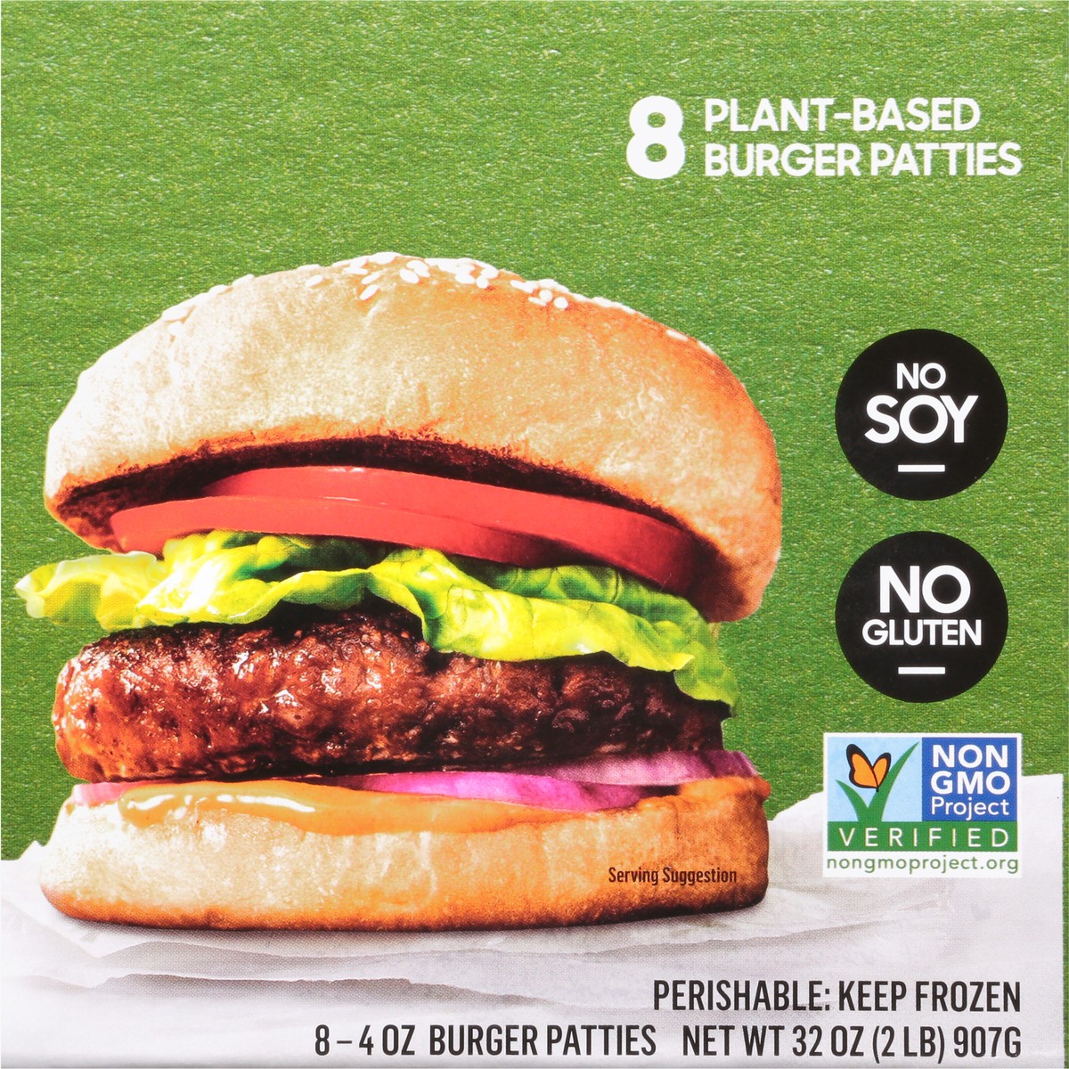 slide 4 of 9, Beyond Meat® Cookout Classic™ frozen plant-based burger patties, 2 lb