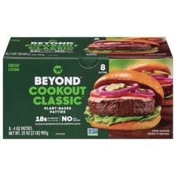 Beyond Meat Burger Patties, Plant-Based