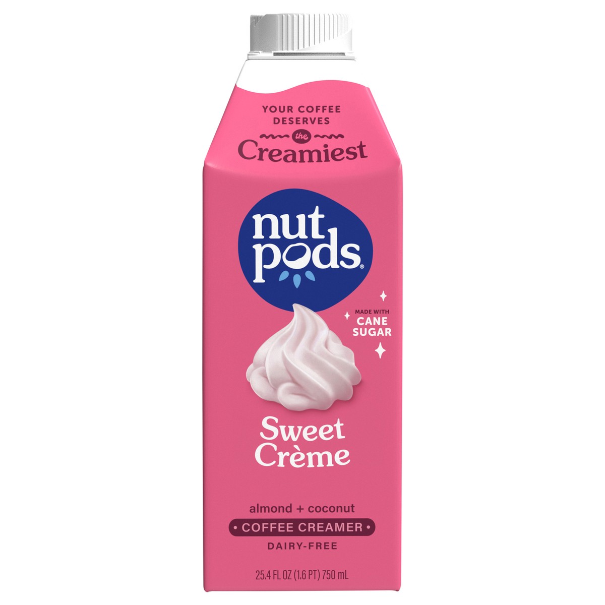 slide 1 of 6, nutpods Sweet Créme Non Dairy Coffee Creamer made with Almonds and Coconuts, 25.4 fl oz