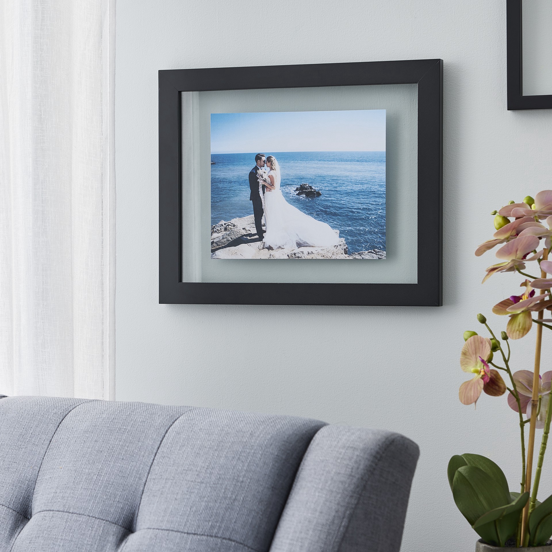 slide 2 of 3, Gallery 11" X 14" Black Float Frame By Studio Decor, 11 in x 14 in