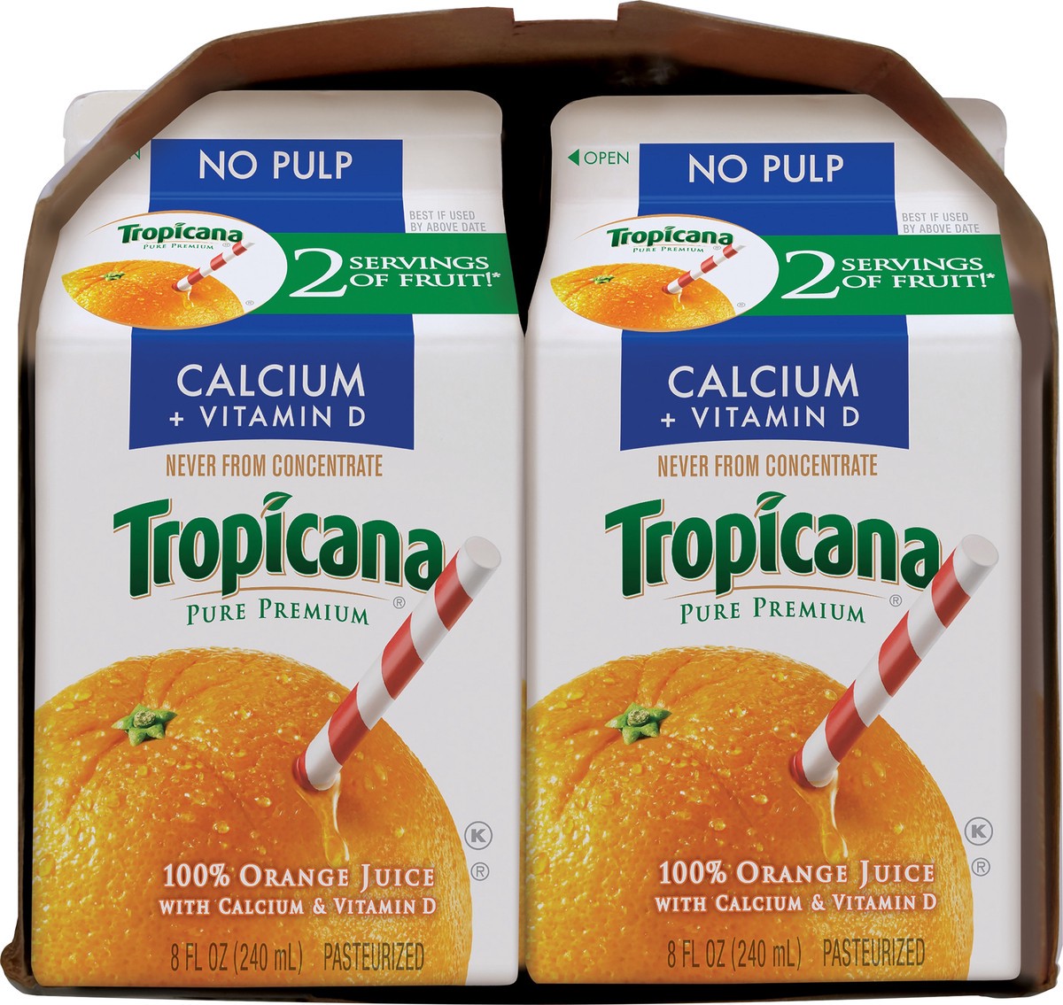 slide 7 of 9, Tropicana Pure Premium No Pulp Orange 100% Juice 6 ea, 6 ct