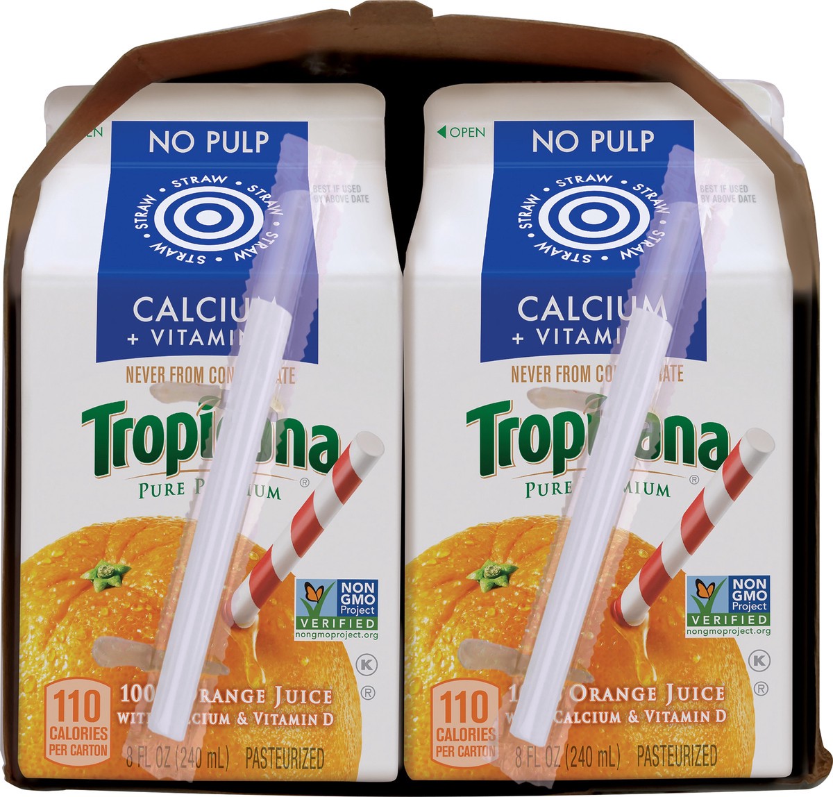 slide 8 of 9, Tropicana Pure Premium No Pulp Orange 100% Juice 6 ea, 6 ct