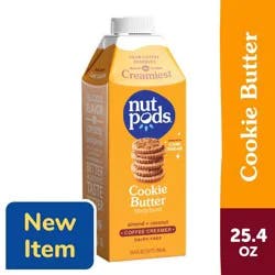 nutpods Cookie Butter Non Dairy Coffee Creamer made with Almonds and Coconuts