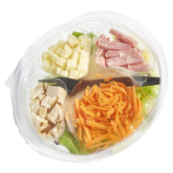 slide 14 of 29, Fresh from Meijer Salad Bowl, Chef with Chicken & Ham, 6.7 oz, 6.7 oz
