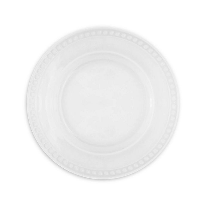 slide 1 of 2, Everyday White by Fitz and Floyd Beaded Salad Plates, 4 ct