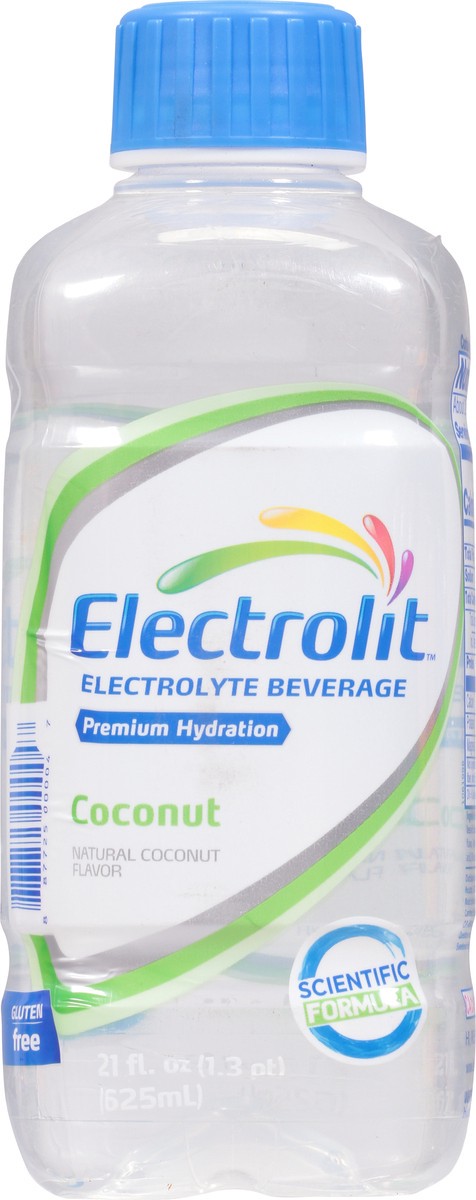 slide 6 of 9, Electrolit Premium Hydration Coconut Electrolyte Beverage 21 fl oz, 21 oz