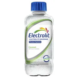 Electrolit Premium Hydration Coconut Flavored Electrolyte Beverage, 21 fl oz bottle