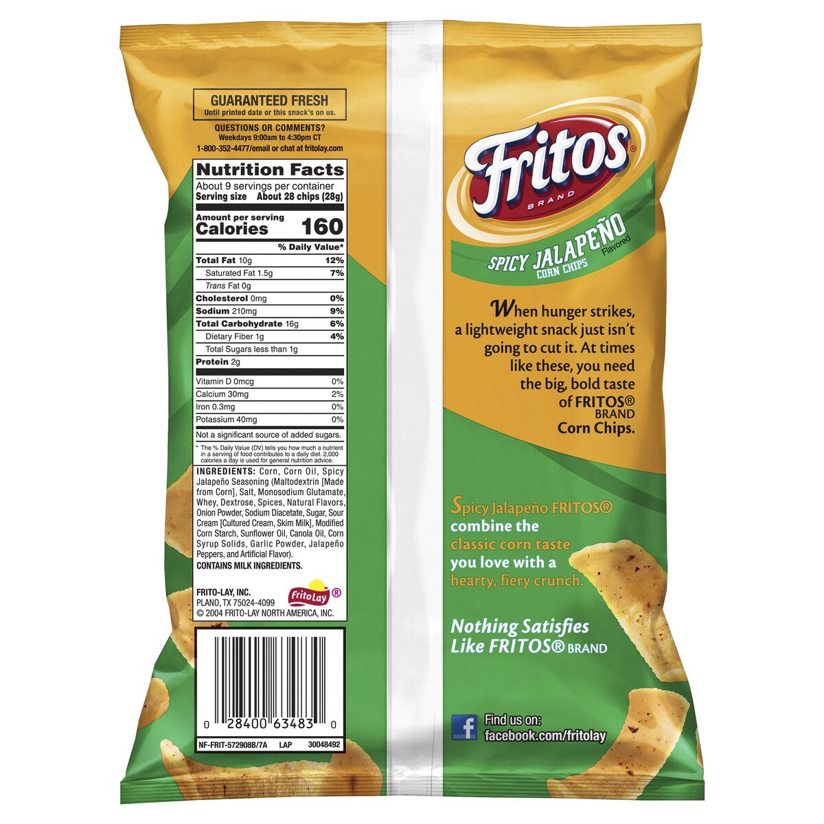 slide 5 of 5, Fritos Corn Chips, 9.25 oz