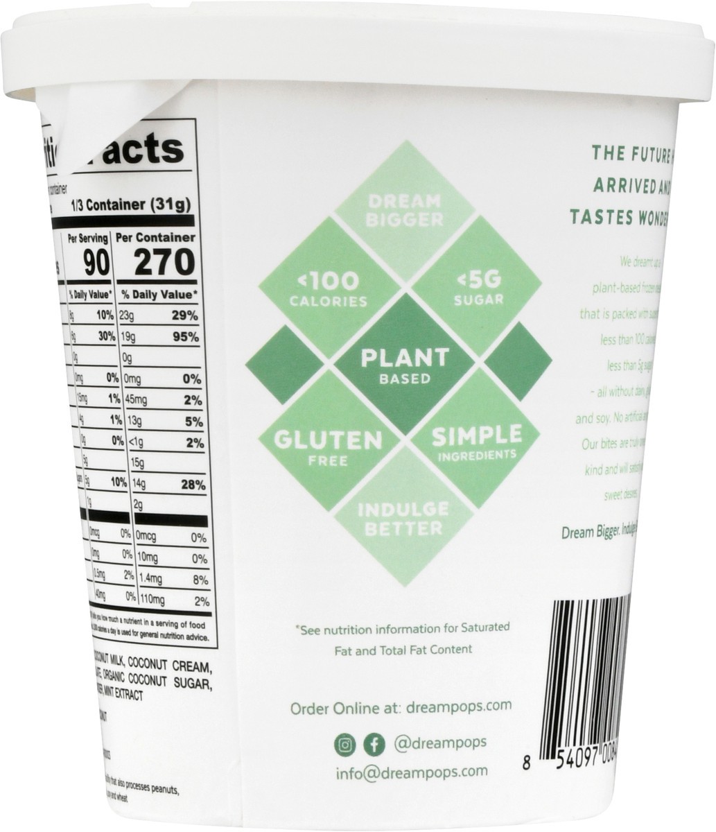 slide 3 of 9, Dream Pops Mint Chip Bites, 4 oz