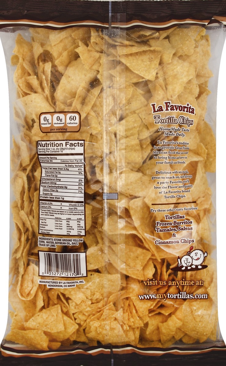 slide 6 of 6, La Favorita Tortilla Chips 16 oz, 16 oz