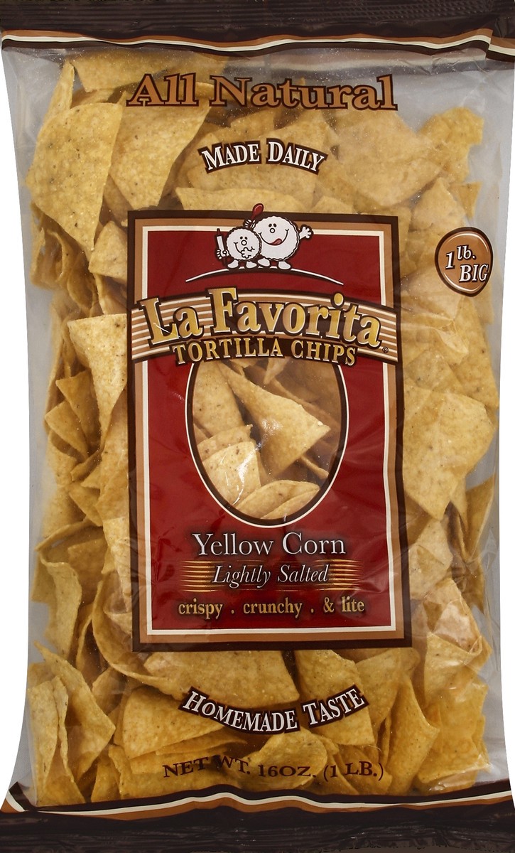 slide 1 of 6, La Favorita Tortilla Chips 16 oz, 16 oz