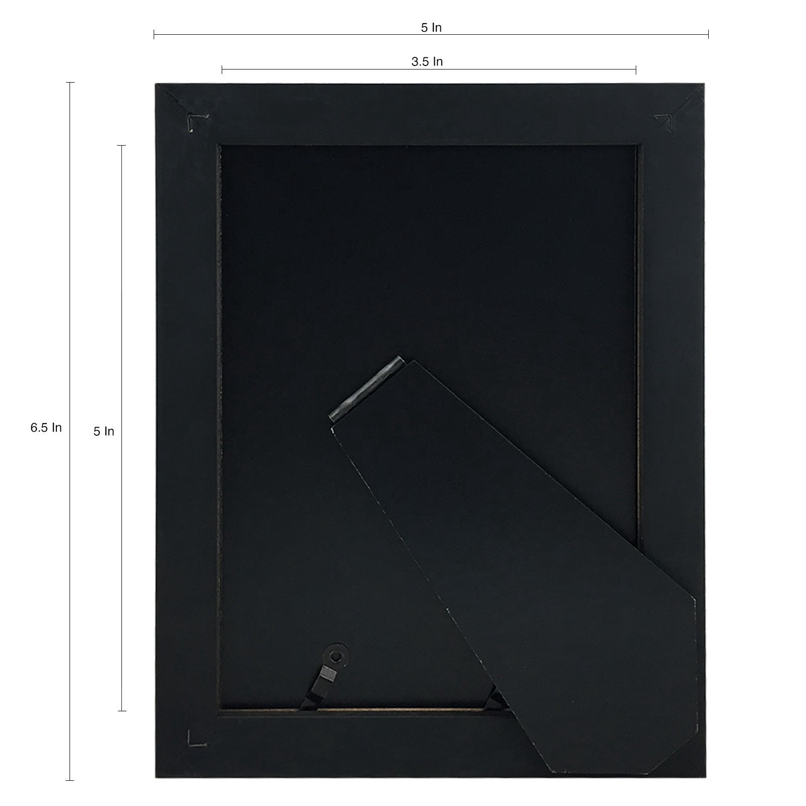 slide 2 of 6, Expressions 3.5" X 5" Espresso Rustic Frame With Mat By Studio Decor, 3.5 in x 5 in