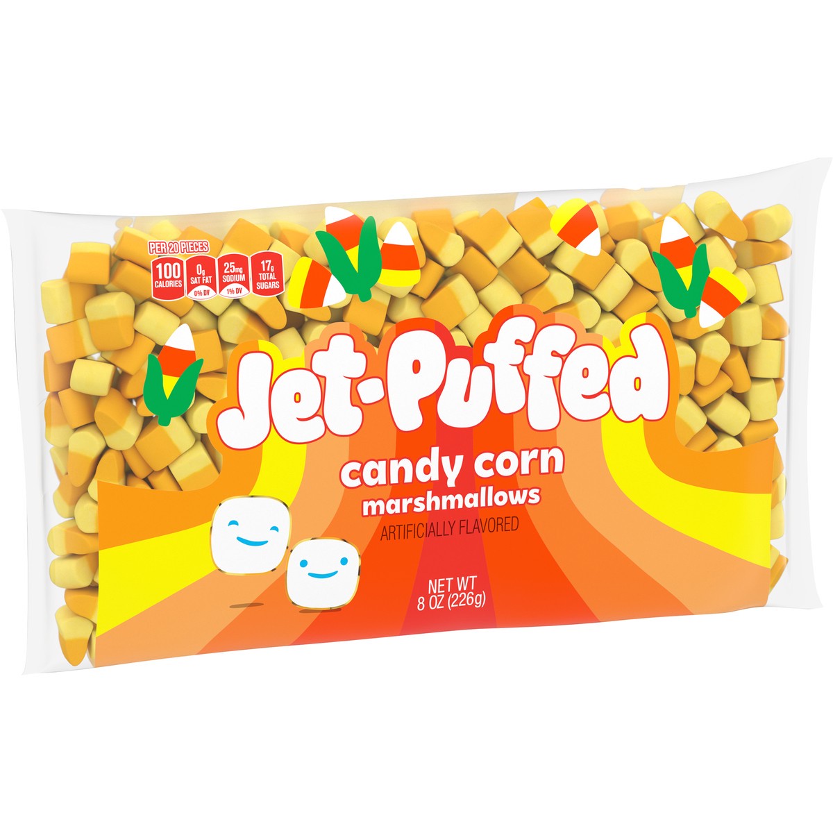 slide 6 of 14, Jet-Puffed Candy Corn Shaped Halloween Fall Marshmallows, 8 oz Bag, 8 oz