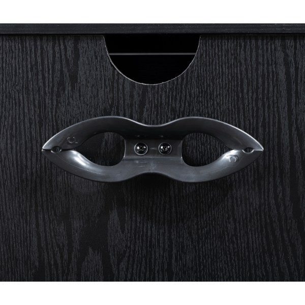 slide 9 of 10, Thomasville Rivington 60""W L-Shaped Corner Desk & Hutch With Integrated Power Outlet, Raven Black, 1 ct