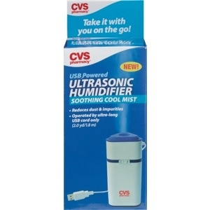 slide 1 of 1, CVS Health USB Powered Ultrasonic Humidifier, 1 ct