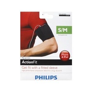 slide 1 of 1, Philips Sport Sleeve Actionfit S/M, SM/MED