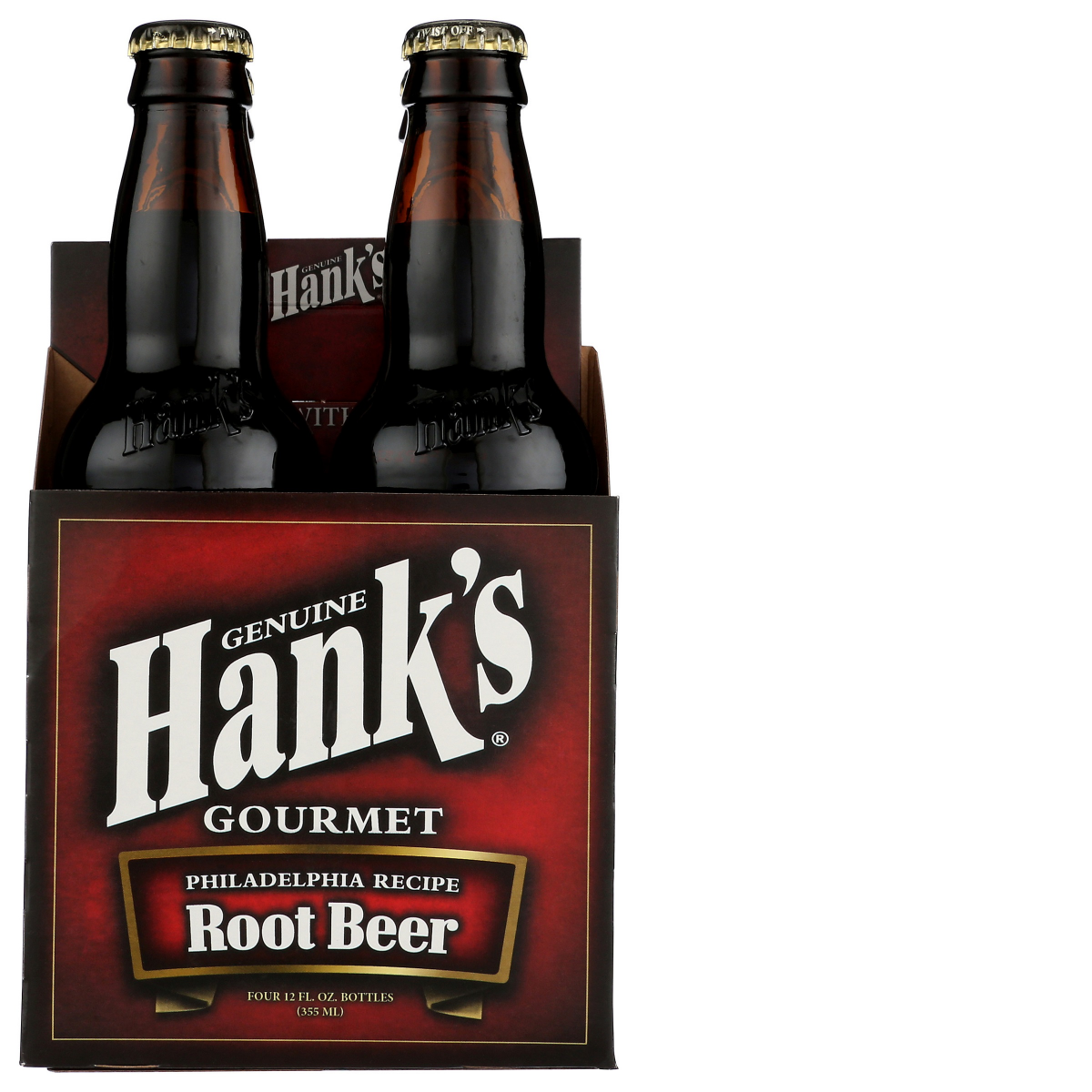 slide 1 of 5, Hank's Hanks Soda Root Beer, 4 ct; 12 oz