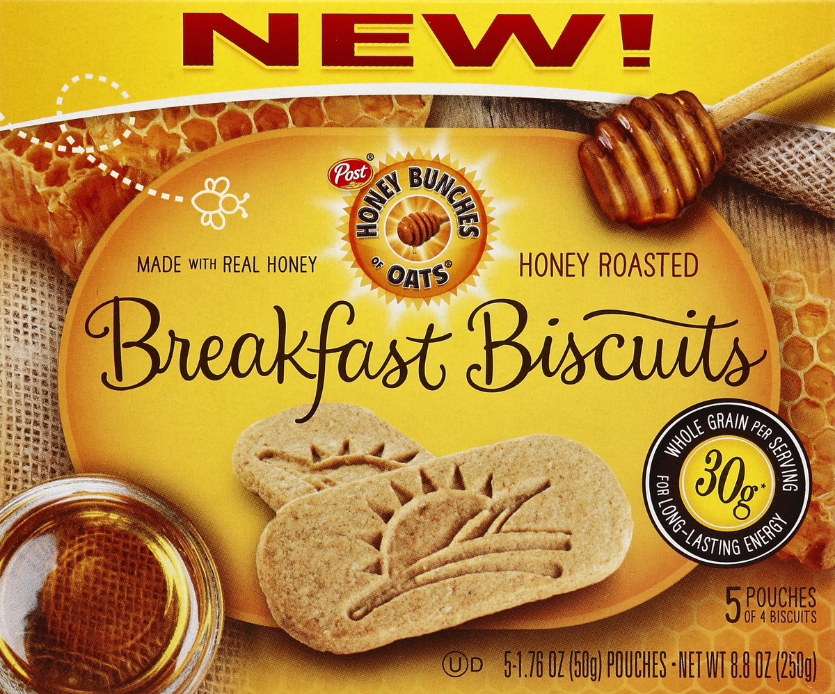 slide 4 of 4, Honey Bunches of Oats Breakfast Biscuits 5 ea, 5 ct