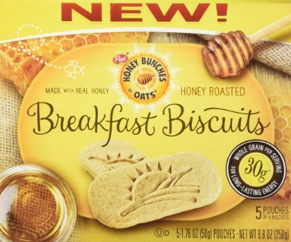 slide 1 of 4, Honey Bunches of Oats Breakfast Biscuits 5 ea, 5 ct