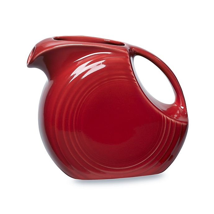 slide 1 of 1, Fiesta Large Pitcher - Scarlet, 1 ct