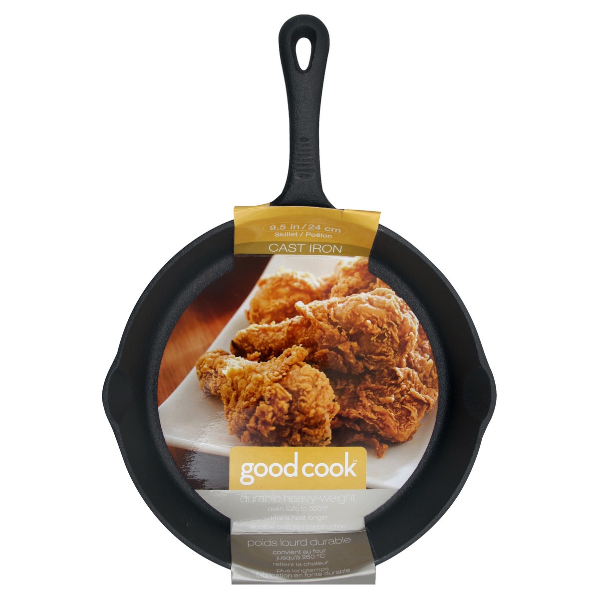 slide 2 of 6, Good Cook Cast Iron Skillet 11.5 Inch, 1 ct