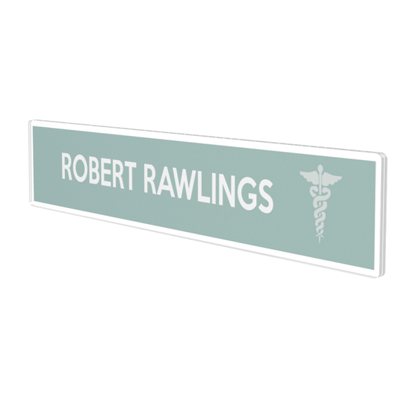 slide 1 of 10, Deflect-O Cubicle Nameplate Sign Holder, Clear, 1 ct
