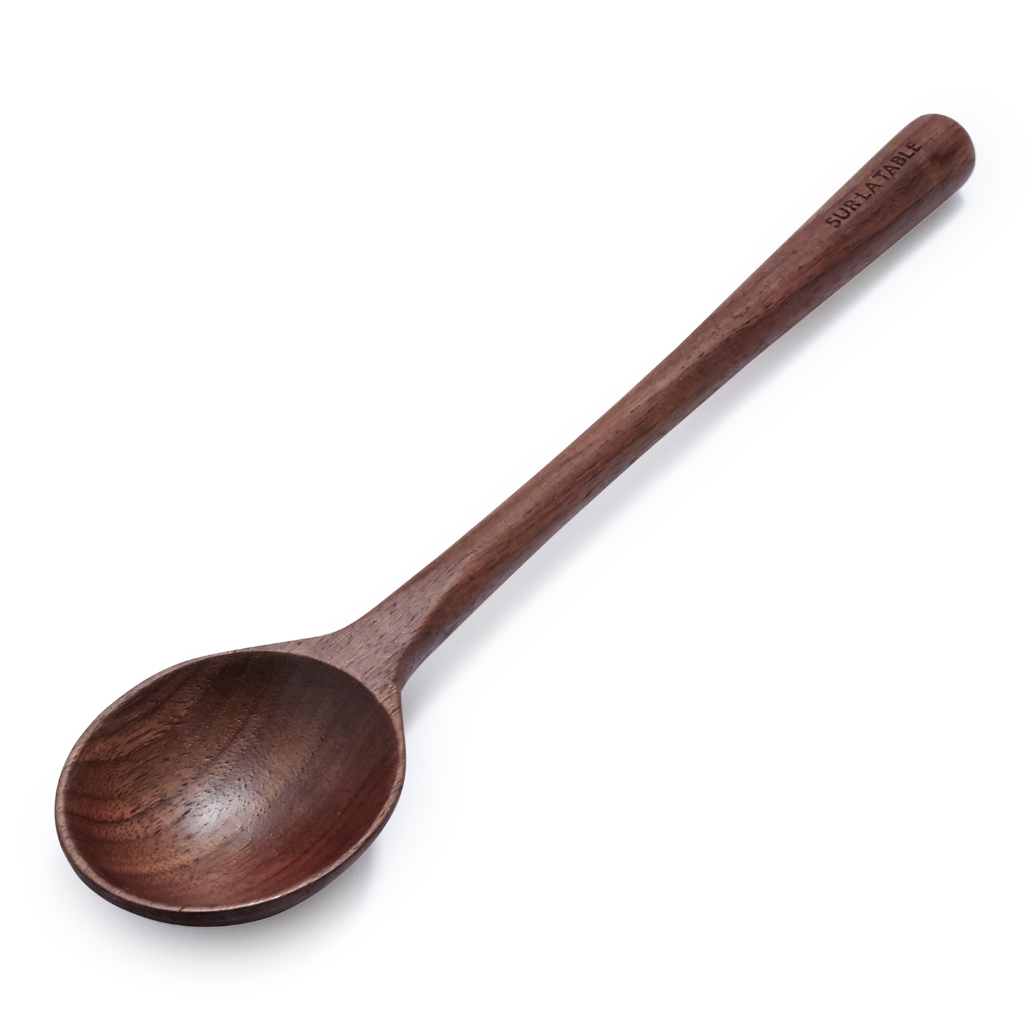 slide 1 of 1, Sur La Table Walnut Spoon, 12 in