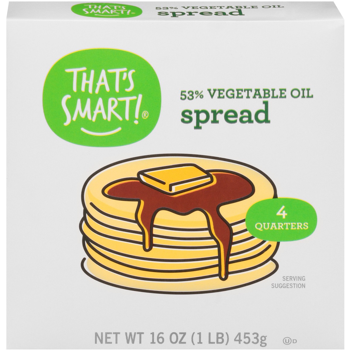 slide 1 of 9, That's Smart! 53% Vegetable Oil Spread, 16 oz