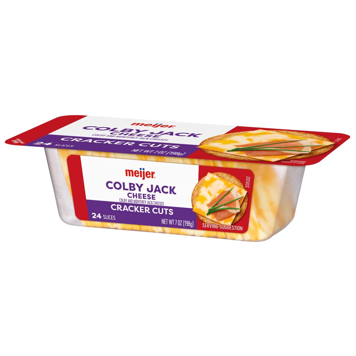 slide 10 of 13, Meijer Colby Jack Cracker Cuts, 7 oz