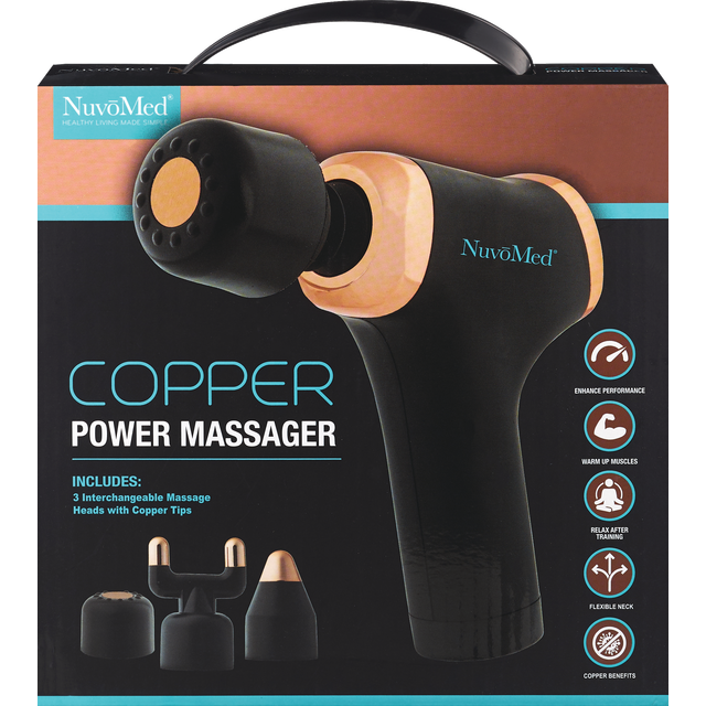 slide 1 of 1, NuvoMed Copper Power Massager, 1 ct