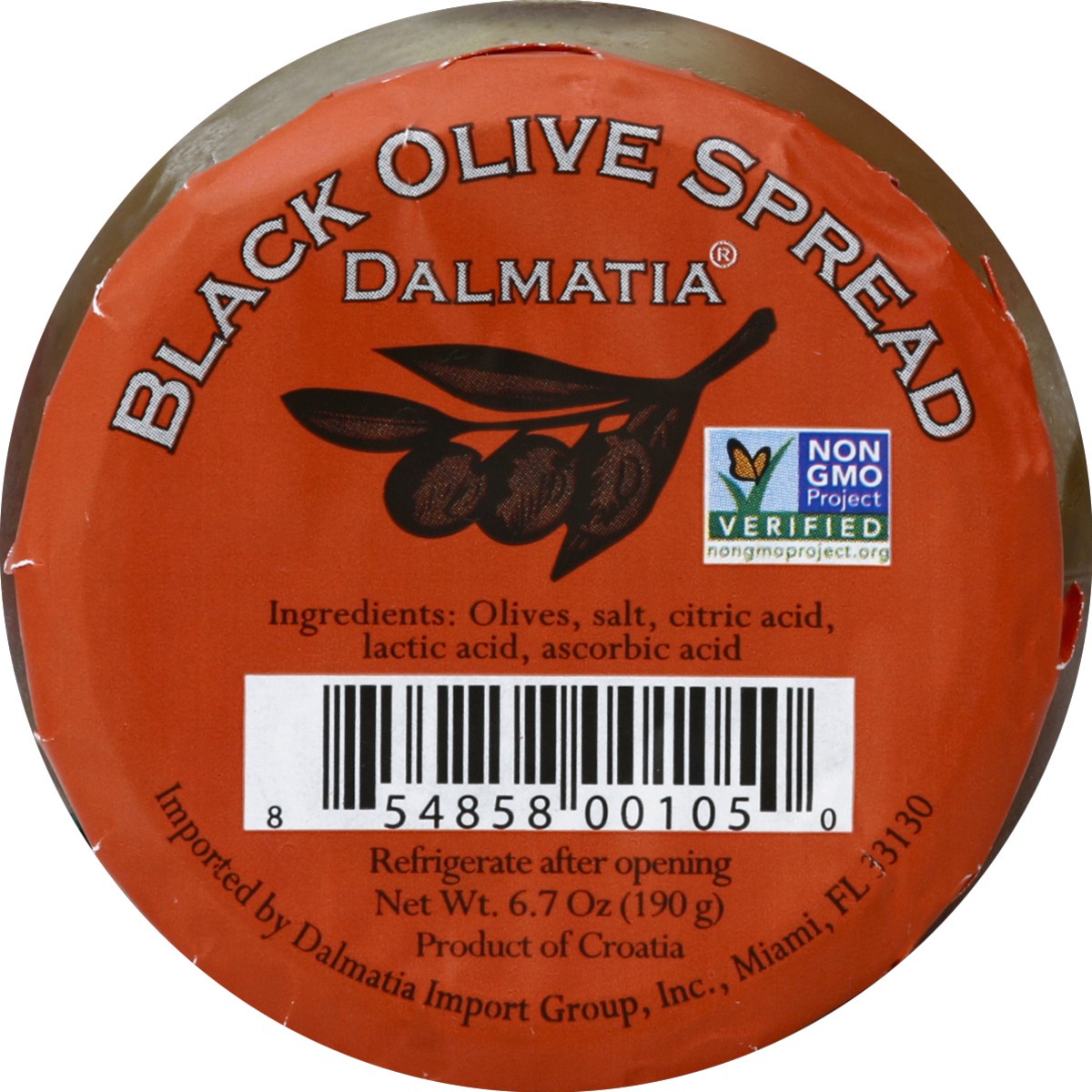 slide 6 of 8, Dalmatia Black Olive Tapenade Jars, 6.7 oz