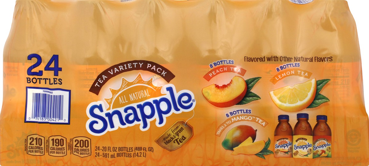 slide 1 of 12, Snapple Variety Pack Tea 24 ea, 24 ct