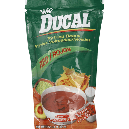 slide 2 of 2, Ducal Refried Beans, Red, 14.1 oz