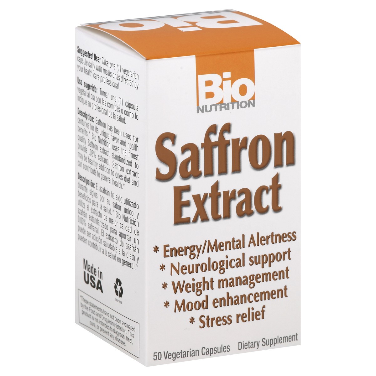 slide 3 of 4, Bio Nutrition Saffron Extract 50 ea, 50 ct