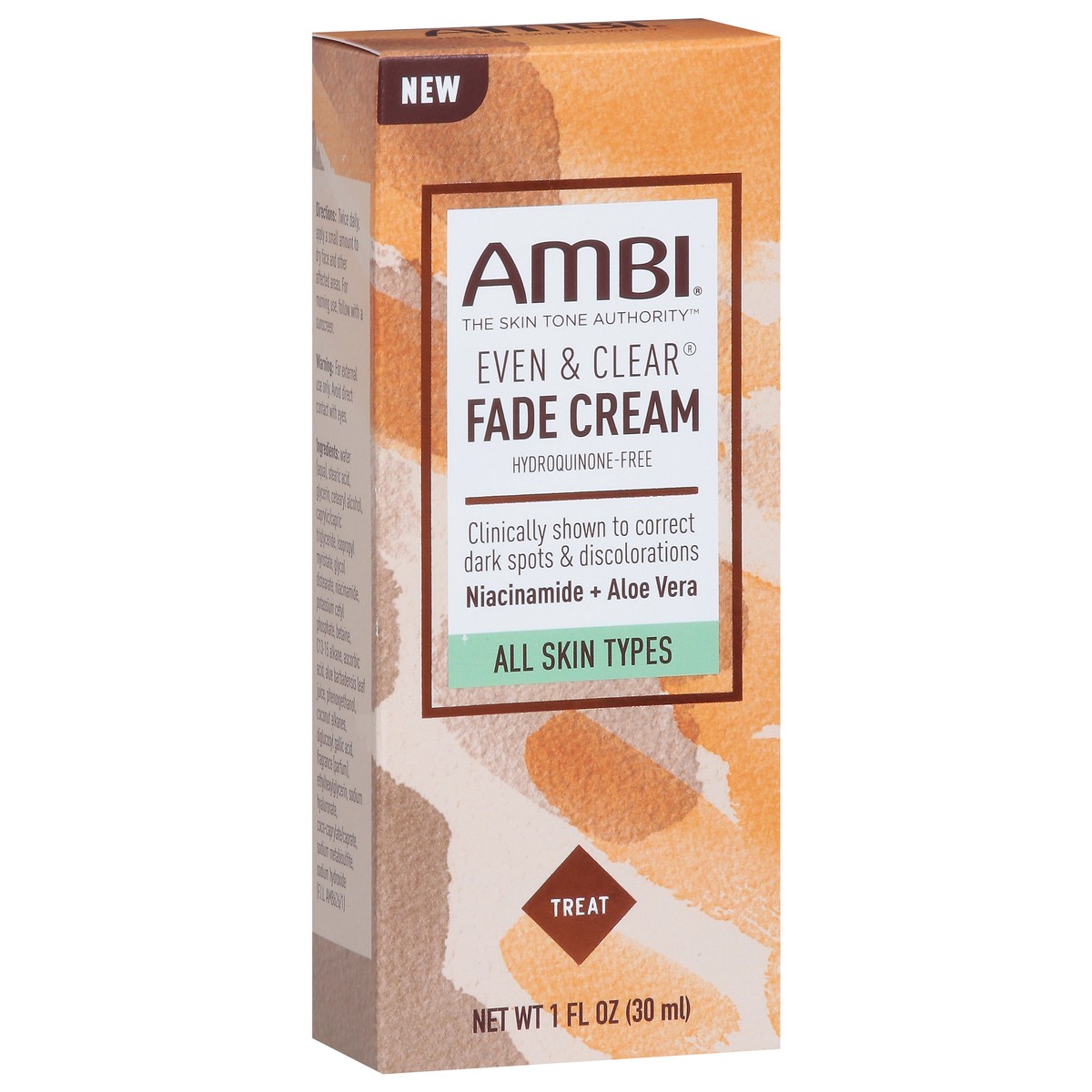 slide 3 of 13, Ambi Even & Clear Treat Fade Cream 1 fl oz, 1 fl oz