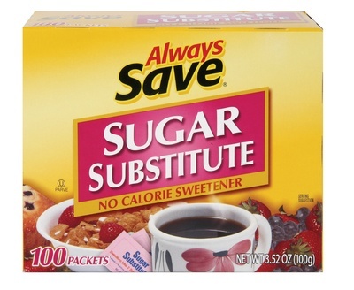 slide 1 of 1, Always Save Sugar Substitute, 100 ct