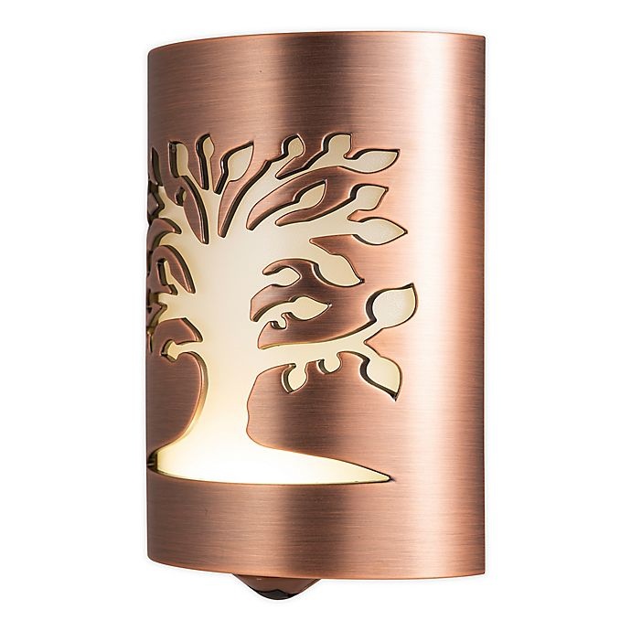 slide 1 of 3, GE Tree of Life LED CoverLite Night Lite - Oil Rubbed Bronze, 1 ct