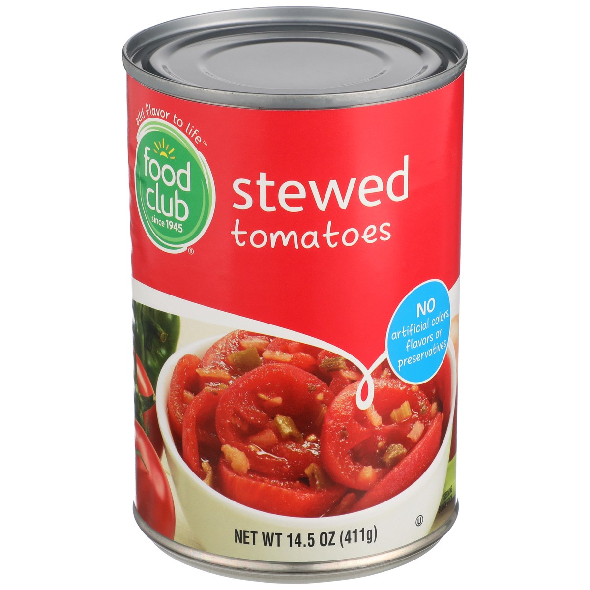 slide 1 of 1, Food Club Stewed Tomatoes With Onions, Celery & Green Peppers, 14.5 oz