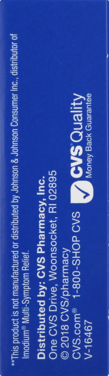 slide 4 of 11, CVS Health Loperamide Hydrochloride And Simethicone Tablets, 2 Mg/125 Mg, Anti-Diarrheal And Anti-Gas, 12 ct