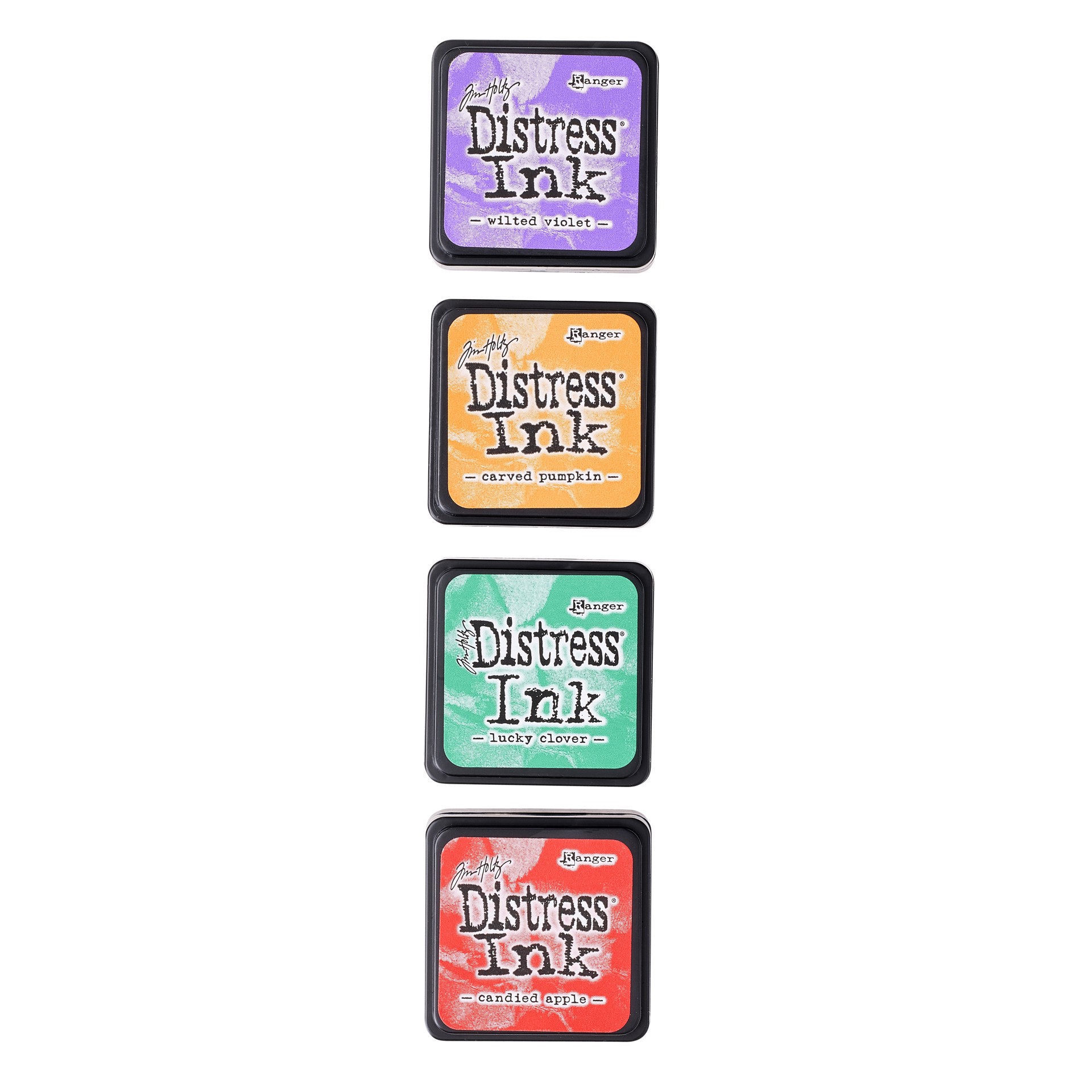 slide 4 of 5, Distress Mini Ink Pads Kit 15-Assorted Colors 4""x1"", 1 ct