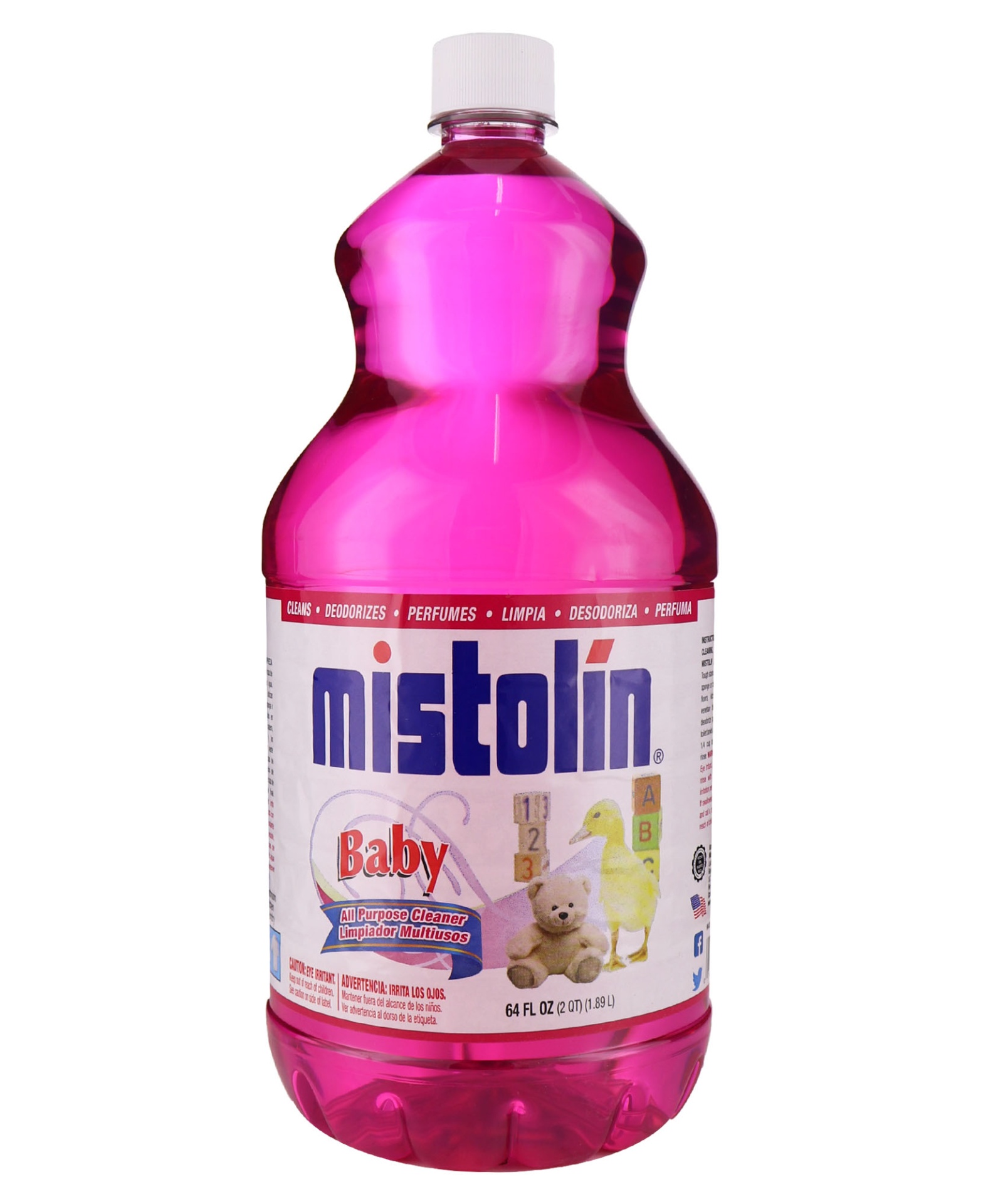 slide 1 of 1, Mistolin Baby Scent All Purpose Cleaner, 64 oz