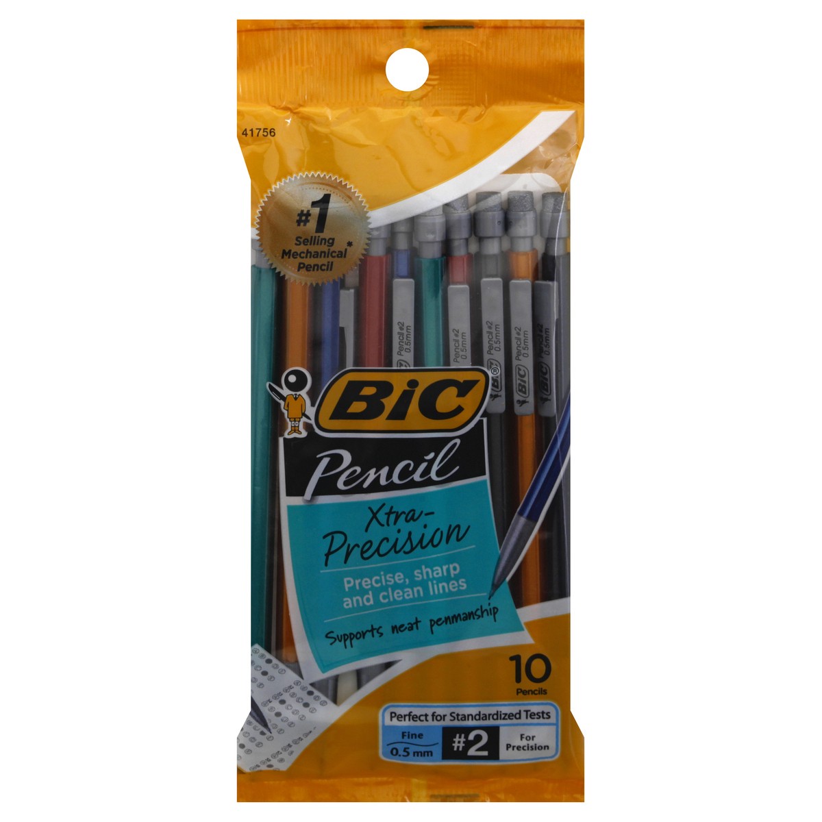 slide 7 of 11, BIC Xtra-Precision Fine (0.5 mm) No. 2 Mechanical Pencils 10 ea, 10 ct