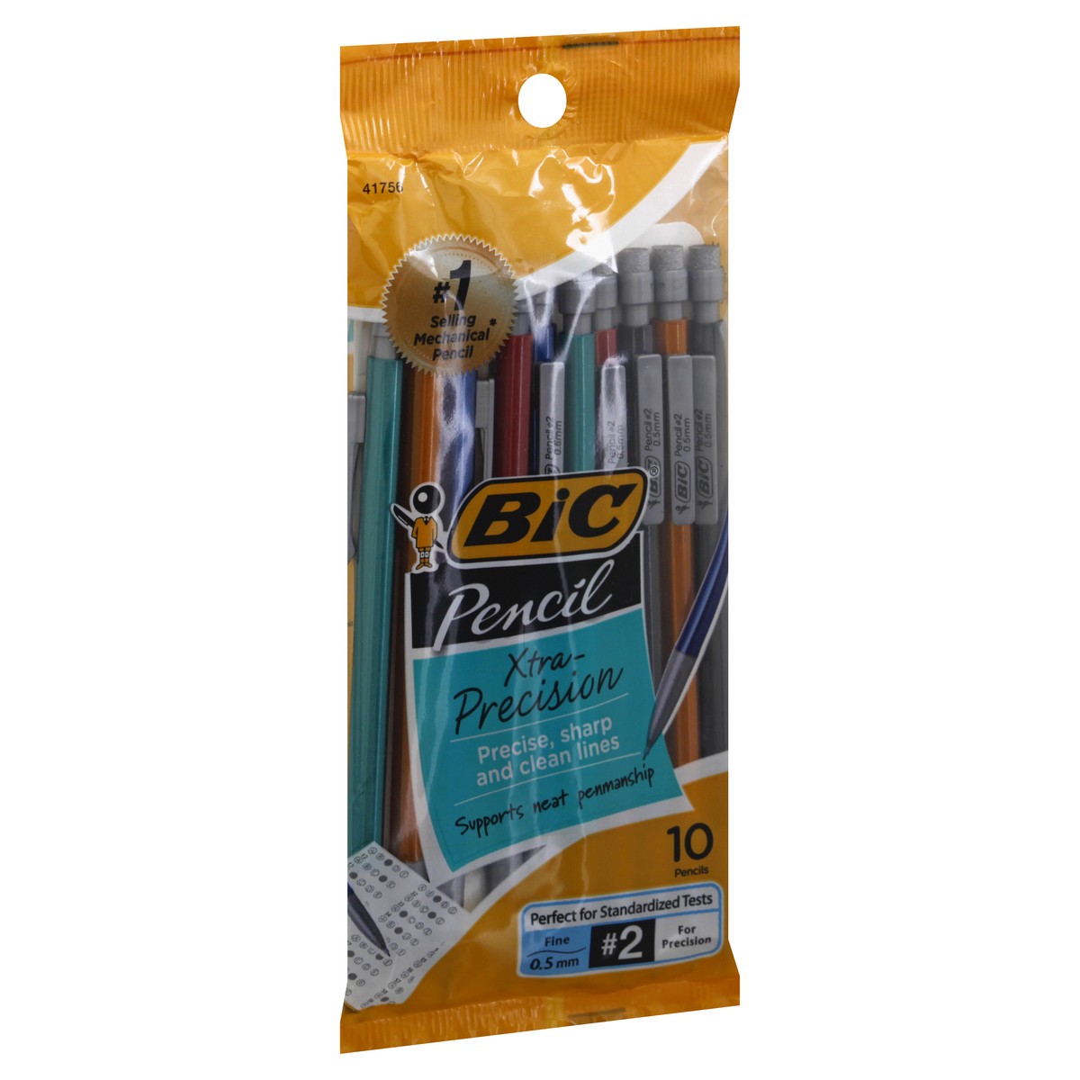 slide 9 of 11, BIC Xtra-Precision Fine (0.5 mm) No. 2 Mechanical Pencils 10 ea, 10 ct