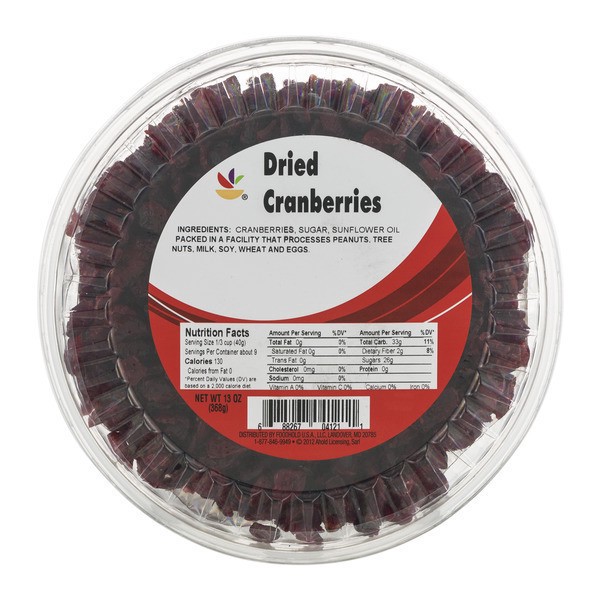 slide 1 of 1, Dried Fruit Cranberries, 13 oz